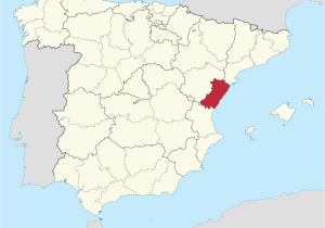Beaches In Spain Map Province Of Castella N Wikipedia