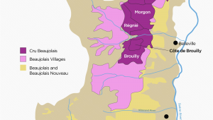 Beaujolais France Map the Secret to Finding Good Beaujolais Wine Infografics