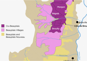 Beaujolais Region France Map Map Of California Wine Country Regions the Secret to Finding Good