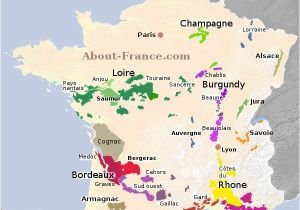 Beaujolais Region France Map Map Of French Vineyards Wine Growing areas Of France