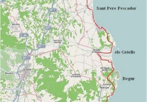Begur Spain Map Es Gr 92 Camins De Ronda Die Ganze Costa Brava Zu Fua
