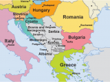 Belgrade Serbia Map Of Europe Eu Enlargement Western Balkans Multimedia Centre