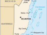 Belize Spain Map Belize New World Encyclopedia