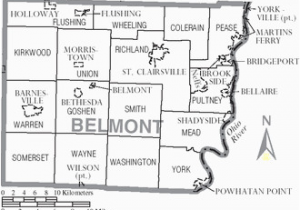 Belmont County Ohio township Map Ohio State Route 145 Wikivividly