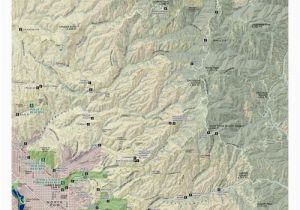 Bend oregon Elevation Map Maps Mitchell Geography