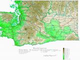 Bend oregon Elevation Map Washington Contour Map