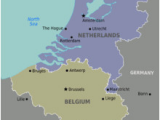 Benelux Map Of Europe Benelux Wikipedia