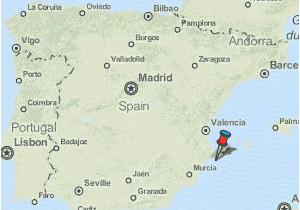 Benidorm On Map Of Spain Benidorm Spain Map Map Of West