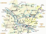 Bergerac France Map Department Map Lot Et Garonne 47 Near to Seguinet Aquitaine