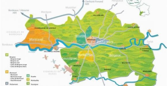 Bergerac France Map Wine Map Of Bergerac Region Picture Of Bergerac Wine tours Eymet
