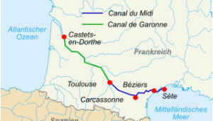 Bezier France Map Canal Du Midi Wikipedia