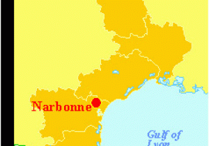 Beziers France Map Narbonne Et Le Golfe De Lyon Style Frana Ais Mediterranean Sea