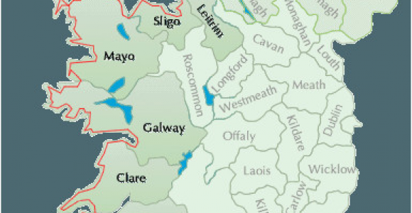 Big Map Of Ireland Wild atlantic Way Map Ireland In 2019 Ireland Map