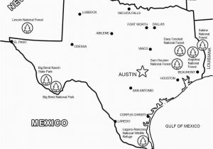 Big Map Of Texas Map Of Texas Black and White Sitedesignco Net