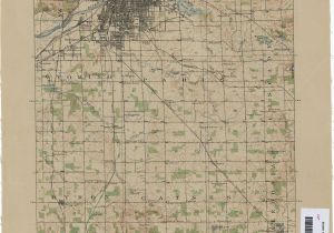Big Rapids Michigan Map Vintage Grand Rapids Map Vintage Michigan Grand Rapids Map Map