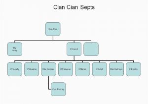 Birr Ireland Map Clan Cian and Ely O Carroll Septs Including Corcorans Of the