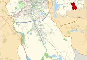 Blackburn England Map Darwen Wikipedia