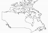Blackline Map Of Canada Canada Citys A Maps 2019