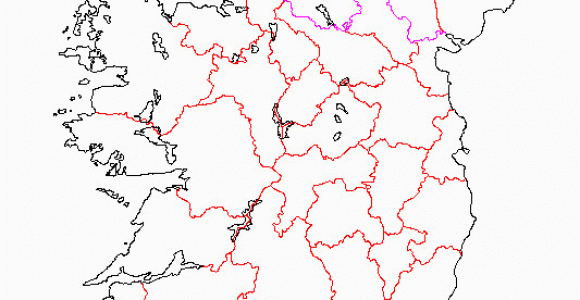 Blank County Map Of Ireland Map Of Ireland Blank Download them and Print