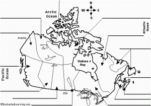 Blank Map Of Canada for Kids 53 Rigorous Canada Map Quiz