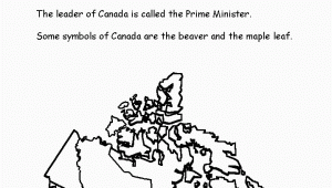 Blank Map Of Canada for Kids Canadian Activities Worksheets On Geography Country Study