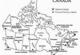 Blank Map Of Canada Provinces and Capitals Printable Map Of Canada with Provinces and Territories and