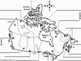 Blank Map Of Canada to Label Provinces and Capitals 53 Rigorous Canada Map Quiz