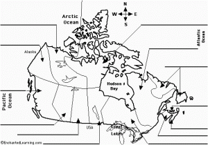 Blank Map Of Canada to Label Provinces and Capitals 53 Rigorous Canada Map Quiz