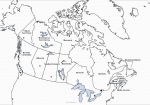 Blank Map Of Canada to Label Provinces and Capitals Europe All Types Of Maps