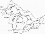 Blank Map Of Canada with Great Lakes Great Lakes Outline Map Paddle to the Sea Create A Key Start