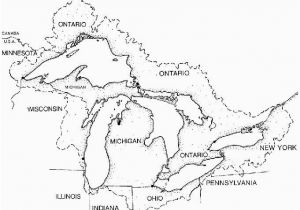 Blank Map Of Canada with Great Lakes Great Lakes Outline Map Paddle to the Sea Create A Key Start