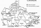 Blank Map Of Canada with Provinces Printable Map Of Canada with Provinces and Territories and