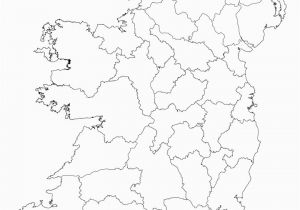 Blank Map Of Counties Of Ireland 50 Proper Blank Map Ireland