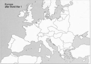 Blank Map Of Europe after Ww1 Blank Map Of Europe World War One Download them and Print