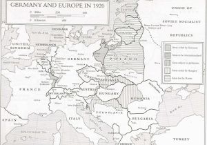 Blank Map Of Europe after Ww1 History 464 Europe since 1914 Unlv