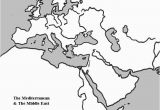 Blank Map Of Europe and Middle East 36 Intelligible Blank Map Of Europe and Mediterranean