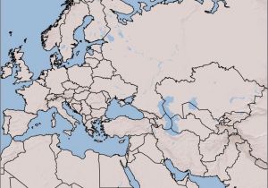 Blank Map Of Europe and Russia Europe All Types Of Maps