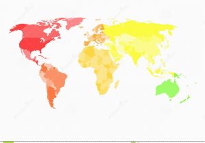 Blank Map Of Europe asia and Africa Blank Simplified Political Map Of World In Different Colors