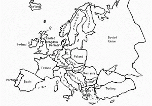 Blank Map Of Europe Wwi Outline Of Europe During World War 2 Title Of Lesson An