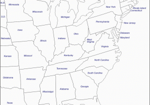 Blank Map Of Georgia East Coast Of the United States Free Map Free Blank Map Free