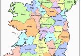 Blank Map Of Ireland Counties Map Of Counties In Ireland This County Map Of Ireland Shows All 32