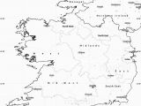 Blank Map Of Ireland with Counties Blank Simple Map Of Ireland