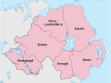 Blank Map Of Ireland with Rivers Counties Of northern Ireland Wikipedia