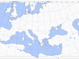 Blank Map Of northern Europe 36 Intelligible Blank Map Of Europe and Mediterranean