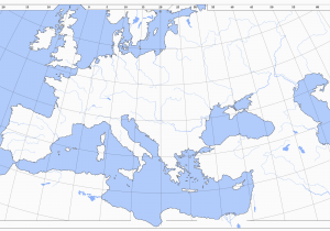 Blank Map Of northern Europe 36 Intelligible Blank Map Of Europe and Mediterranean