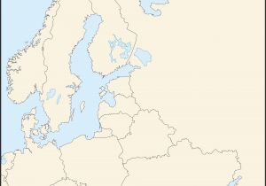 Blank Map Of northern Europe Blank Europe Map Climatejourney org