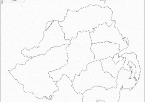 Blank Map Of northern Ireland 50 Proper Blank Map Ireland
