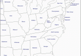 Blank Map Of Ohio East Coast Of the United States Free Map Free Blank Map Free