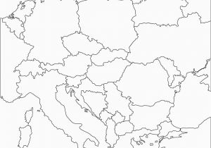Blank Map Of southern Europe 62 Unfolded Simple Europe Map Black and White