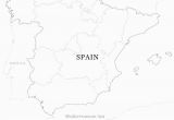 Blank Map Of Spain Printable Map Of France Tatsachen Info